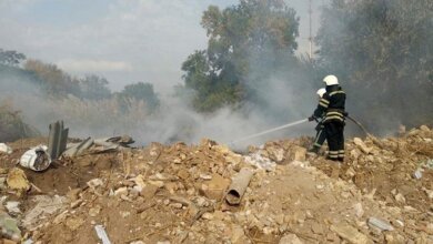 В Корабельном районе горела стихийная свалка площадью 1000 кв.м. | Корабелов.ИНФО