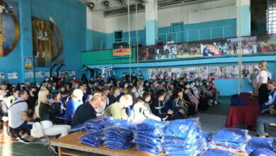 Новый инвентарь и форму вручила Татьяна Домбровская воспитанникам секций единоборств | Корабелов.ИНФО image 4