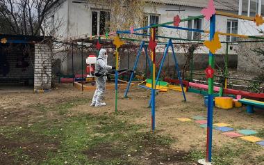 Рятувальники в Корабельному районі продезинфікували об’єкти із масовим перебуванням людей | Корабелов.ИНФО image 3