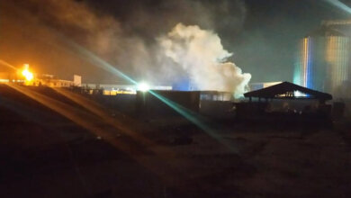 В порту Корабельного района горел строительный вагончик | Корабелов.ИНФО image 1