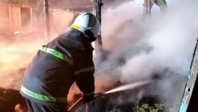 Пожарные более 2-х часов тушили сеновал в Витовском районе | Корабелов.ИНФО