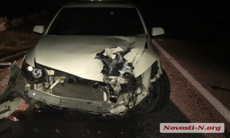 Под Николаевом столкнулись фура и «Акура» - пострадала женщина и 2-летний ребенок | Корабелов.ИНФО image 1