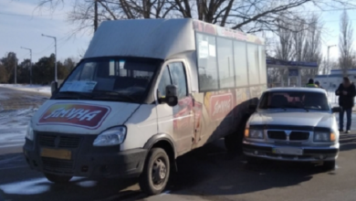 На объездной в Корабельном районе столкнулись «Волга» и «маршрутка» | Корабелов.ИНФО