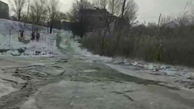 Каток от водоканала: в Корабельном районе затопило парк "Богоявленский" (видео) | Корабелов.ИНФО