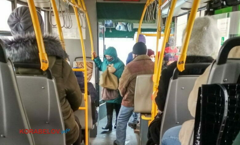 пассажиры автобуса №91 в Николаеве