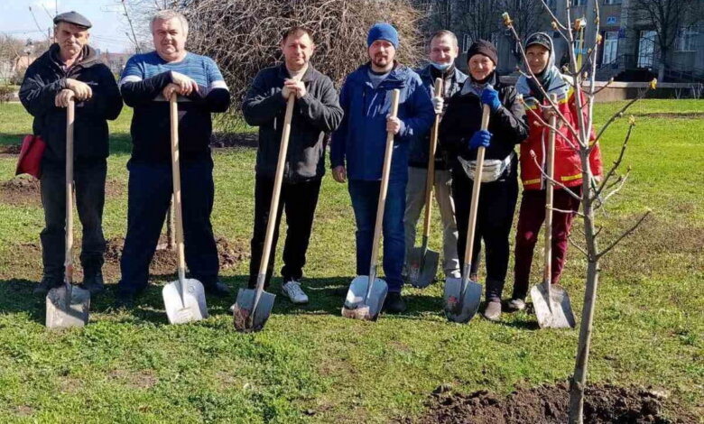 Попрацювали з лопатами: чиновники в Корабельному районі посадили дерева | Корабелов.ИНФО image 1
