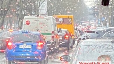 Транспортный локдаун: утром в понедельник Николаев застыл в пробках | Корабелов.ИНФО