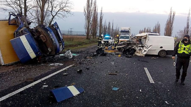 Под Николаевом столкнулись фура «Укрпочты» и "похоронный" микроавтобус – его водитель погиб | Корабелов.ИНФО