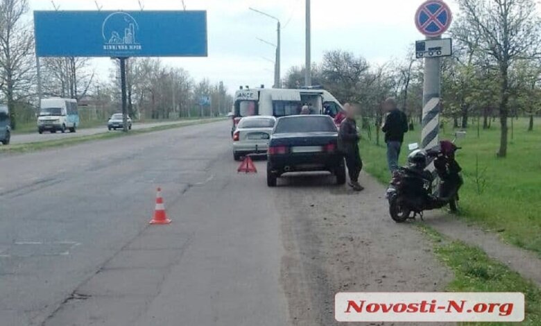 В Корабельном районе «Ланос» сбил мопедиста — пострадавшего госпитализировали | Корабелов.ИНФО