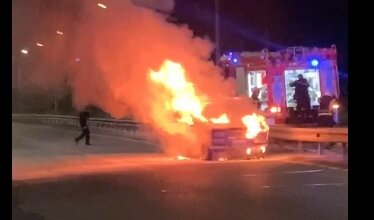 В Корабельном районе ночью во время движения загорелся «ВАЗ» | Корабелов.ИНФО