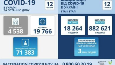 Коронавирус в Украине: 356 смертей за сутки и 4538 новых случаев | Корабелов.ИНФО