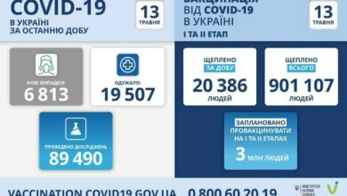 Коронавирус в Украине: 346 смертей за сутки и 6 813 новых случаев | Корабелов.ИНФО