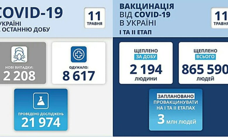 Коронавирус в Украине: 119 смертей за сутки и 2208 новых случаев | Корабелов.ИНФО
