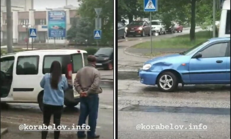 ДТП на пр. Богоявленском (напротив гостиницы "Металлург")