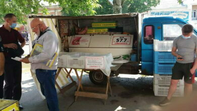 стихийная торговля в Николаеве