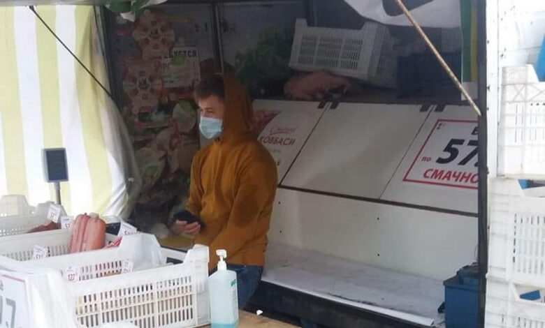 стихийная торговля в Николаеве