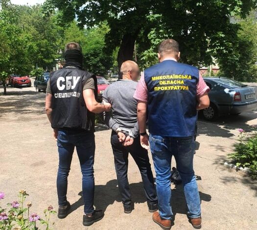 задержанный на взятке