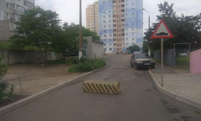 блокировка проезда