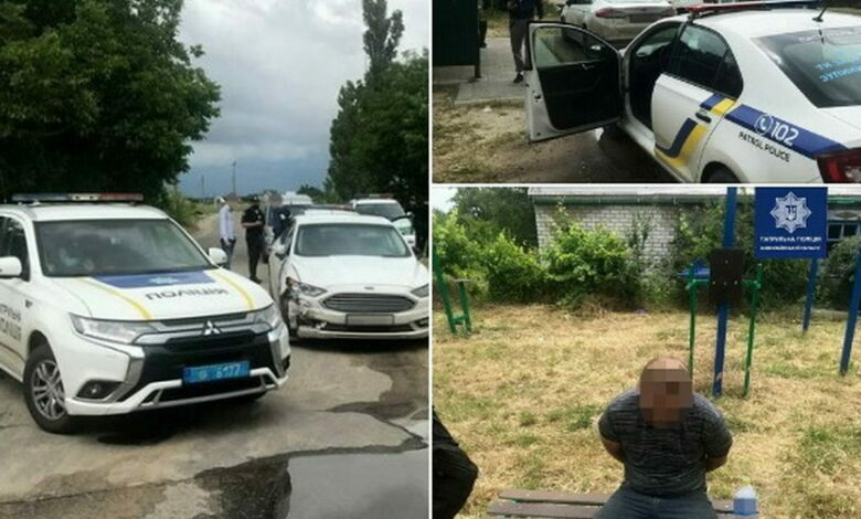 задержание одессита-виновника ДТП