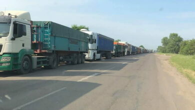 фуры вдоль Галицыново