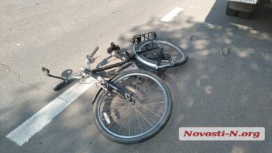 ДТП с велосипедистом