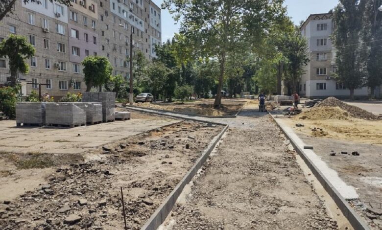 строительство детской площадки