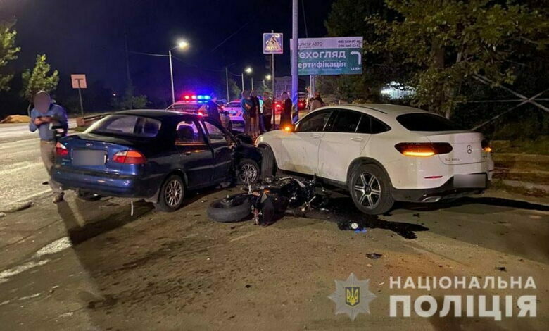 ДТП на перегоне в Николаеве