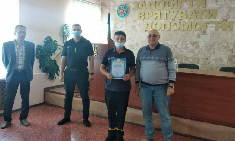 Поздравление пожарных