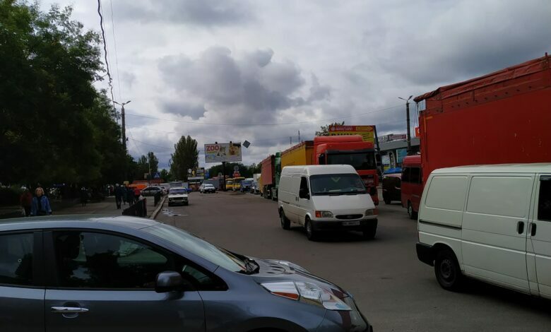 пробка от ТЦ "Депо'т" до ж/д переезда