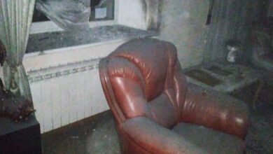 офис николаевского адвоката, в который ночью бросили коктейль Молотова