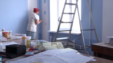 роспись стен в кабинете ОГА