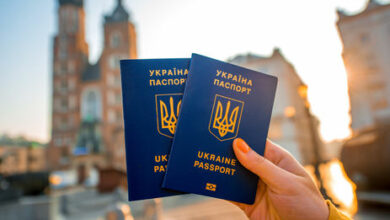Украинские загранпаспорта
