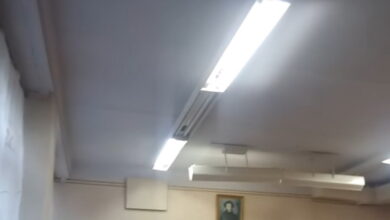 освещение в школьном классе