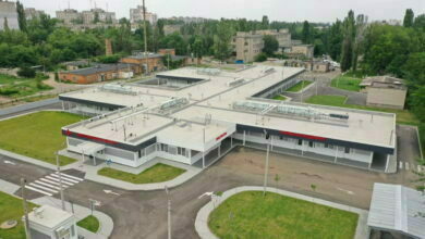 "Ковидный" госпиталь в Корабельном районе (фото из соцсети)