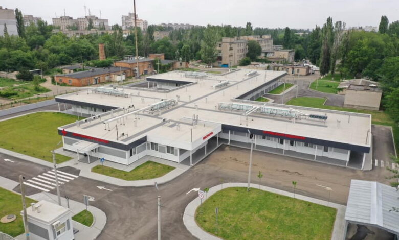 "Ковидный" госпиталь в Корабельном районе (фото из соцсети)