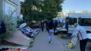 Стихійна торгівля по вул. Самойловича