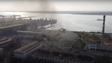 пожар на заводе "Океан" 12.09.2021