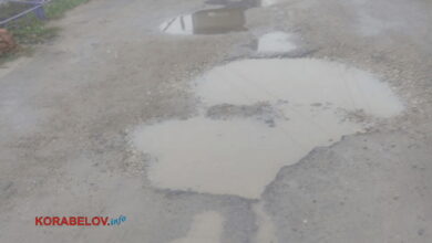 дорога в Широкой Балке