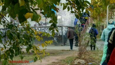 Очередь на ПЦР-тест в Корабельном районе 20.10.2021