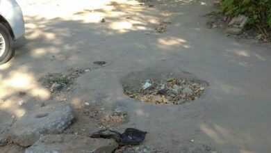 жалоба об разрушенном тротуаре на Новостройной