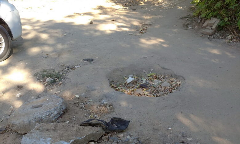 жалоба об разрушенном тротуаре на Новостройной