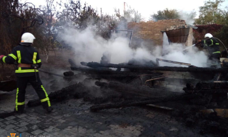 пожар в Лиманах