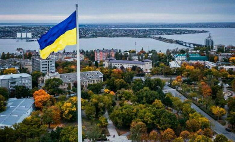 г. Николаев, флаг Украины