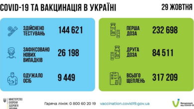 статистика за 29 октября