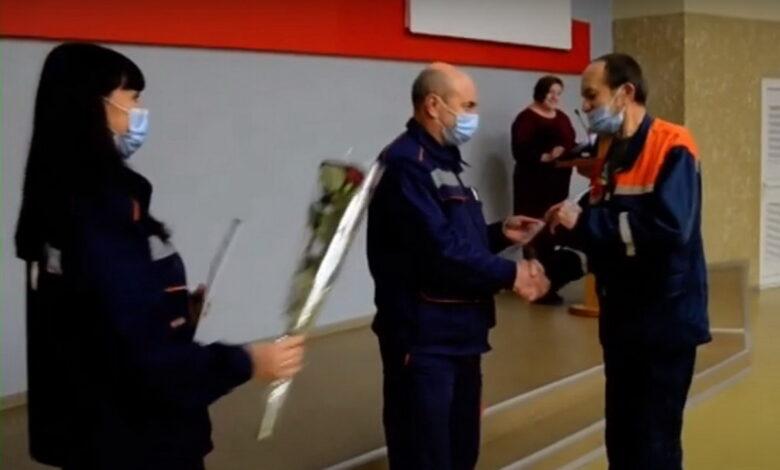 награждение работников СЦ "Металлург"