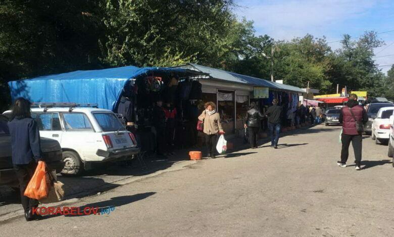 рынок в Корабельном районе Николаева