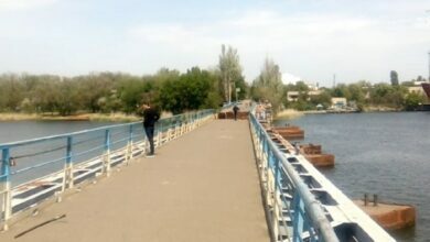 понтонный мост в Николаеве