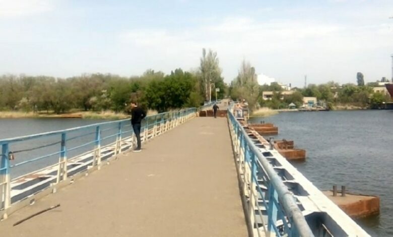 понтонный мост в Николаеве