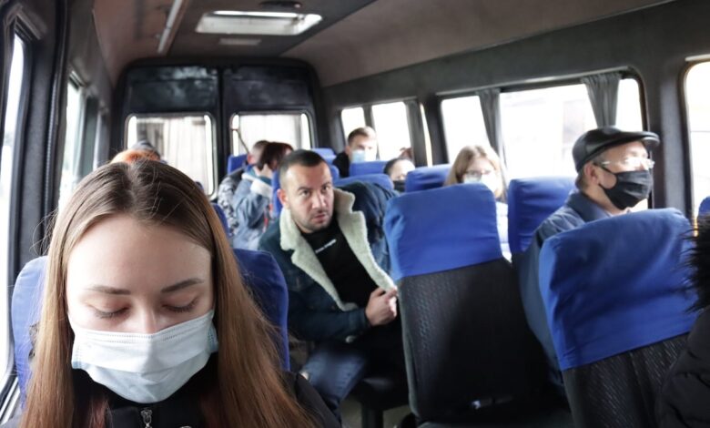 рейд полиции в маршрутках