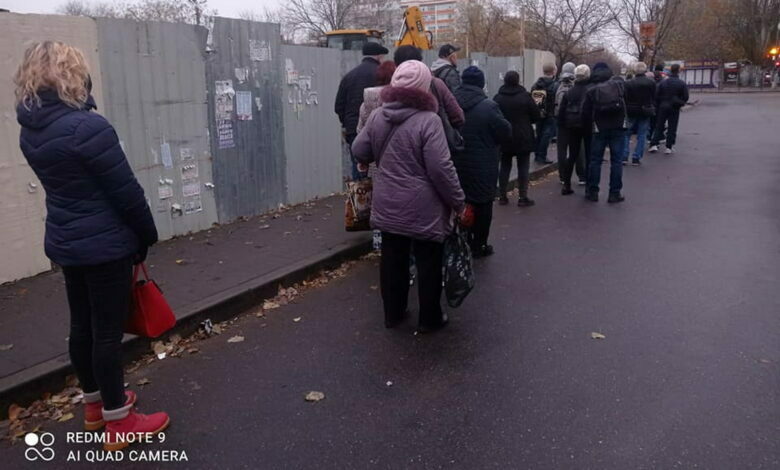 очередь на маршрут №50 (АТБ)